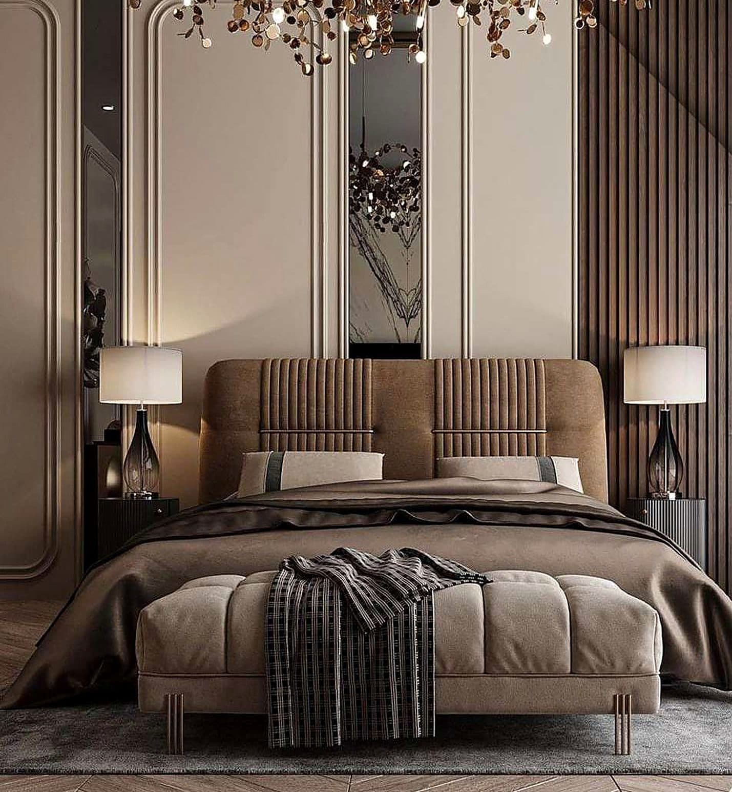 Luxury bedroom crafted by Liwara
